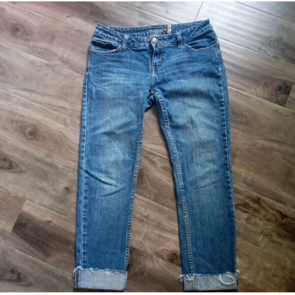 American Rag Skinny Cuffed Crop Jeans Women's Size 5 Casual Denim - Picture 2 of 4
